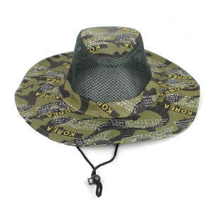 정글 망사 모자 카키코리아 군인 군용 여름 모자