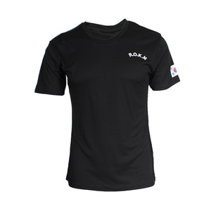 쿨드라이 반팔 ROKN 해군 로카티 검정 군대 군인 군용 티셔츠